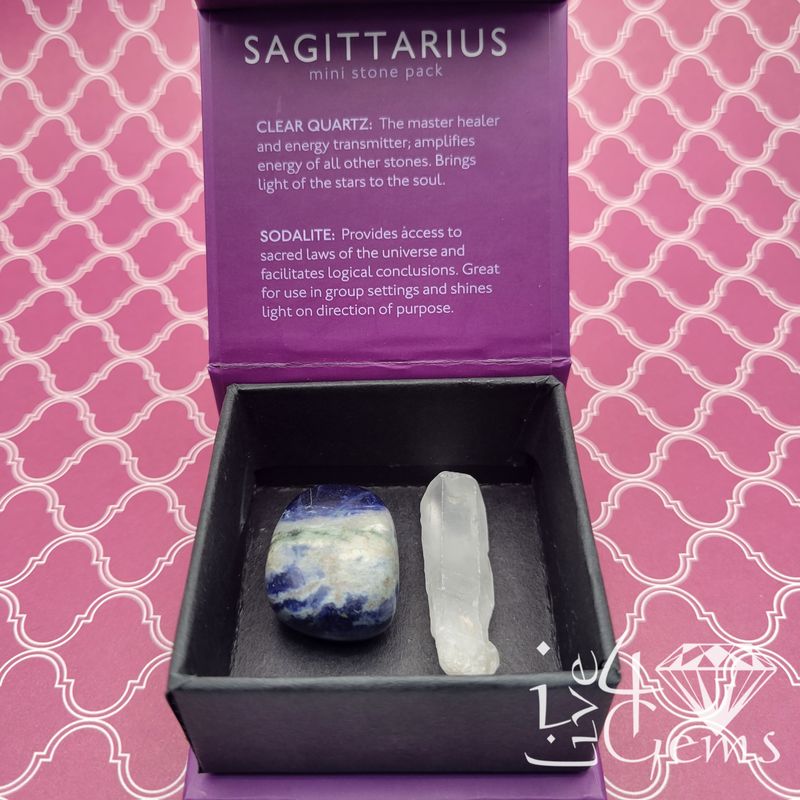 Sagittarius Mini Stone Pack