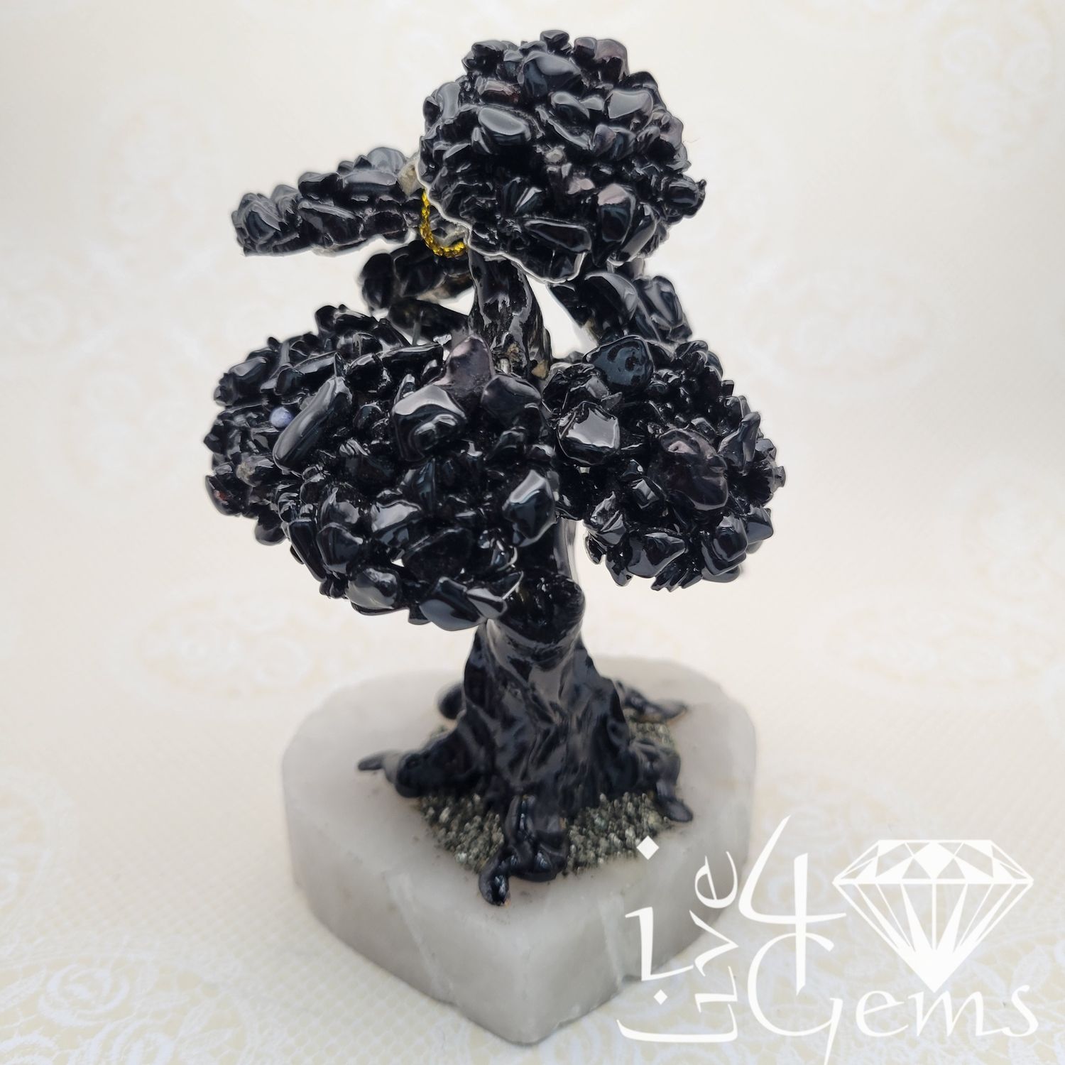 Gemstone Bonsai Tree Black Onyx