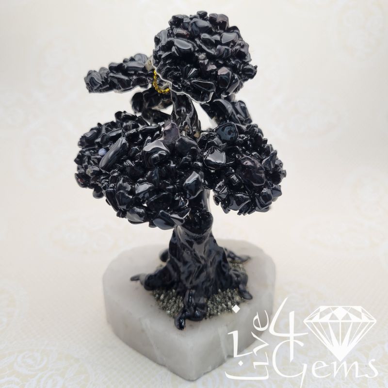 Gemstone Bonsai Tree Black Onyx