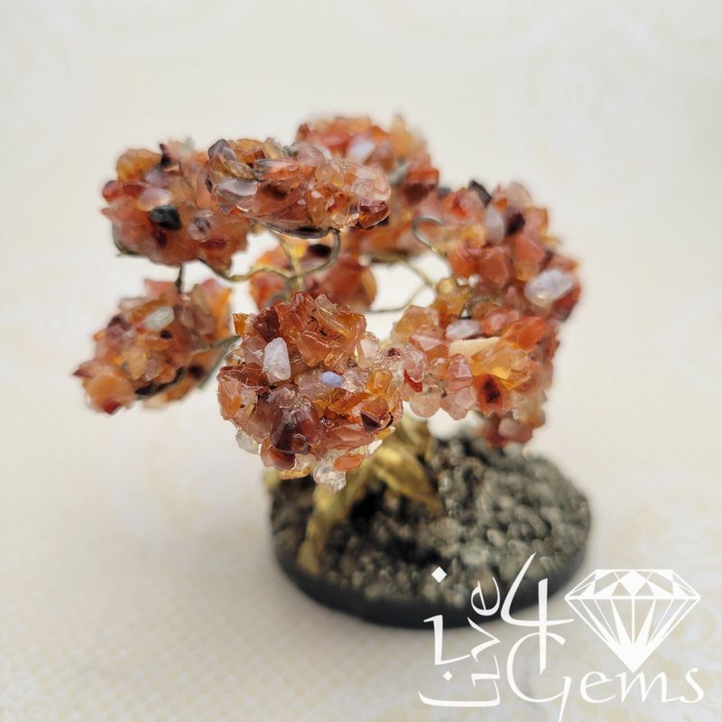 Gemstone Bonsai Tree  Agate Small