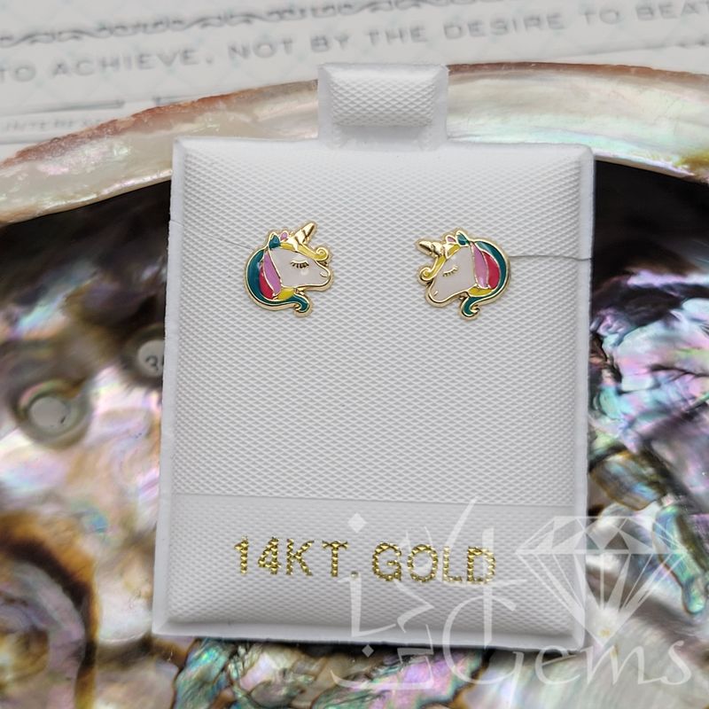 14kty Unicorn Stud