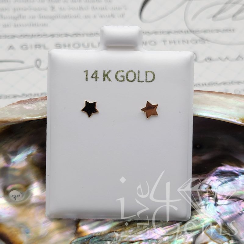 14kty Star Stud