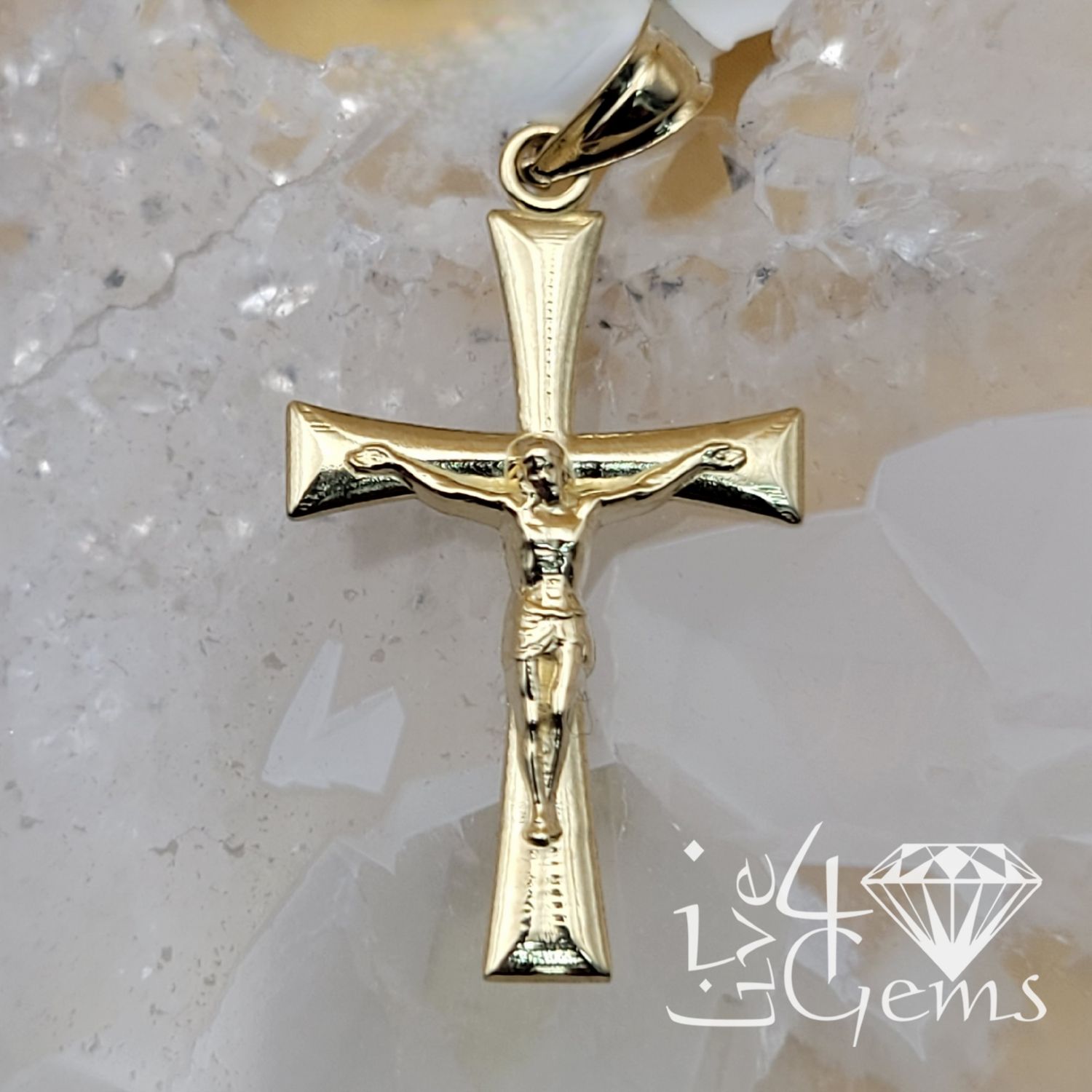 10kty Crucifix Pendant