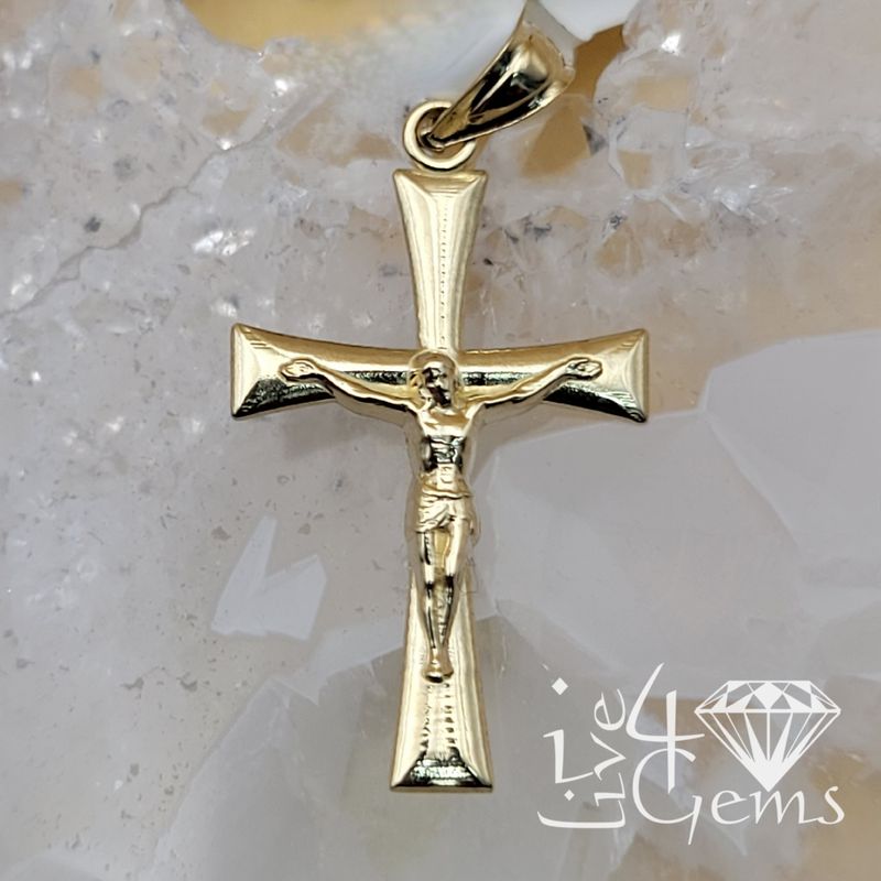10kty Crucifix Pendant