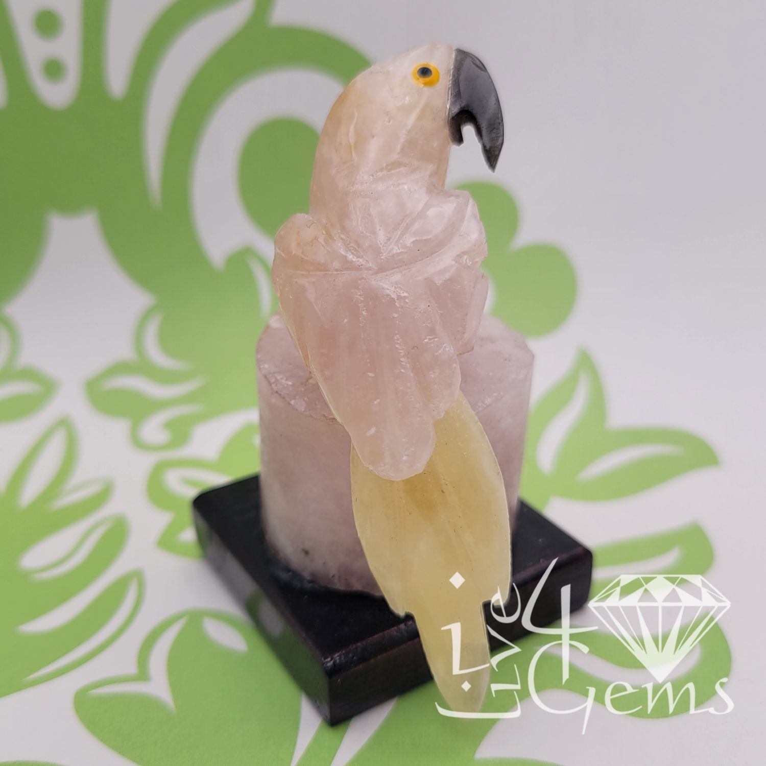 Gemstone Bird Carving Style 1