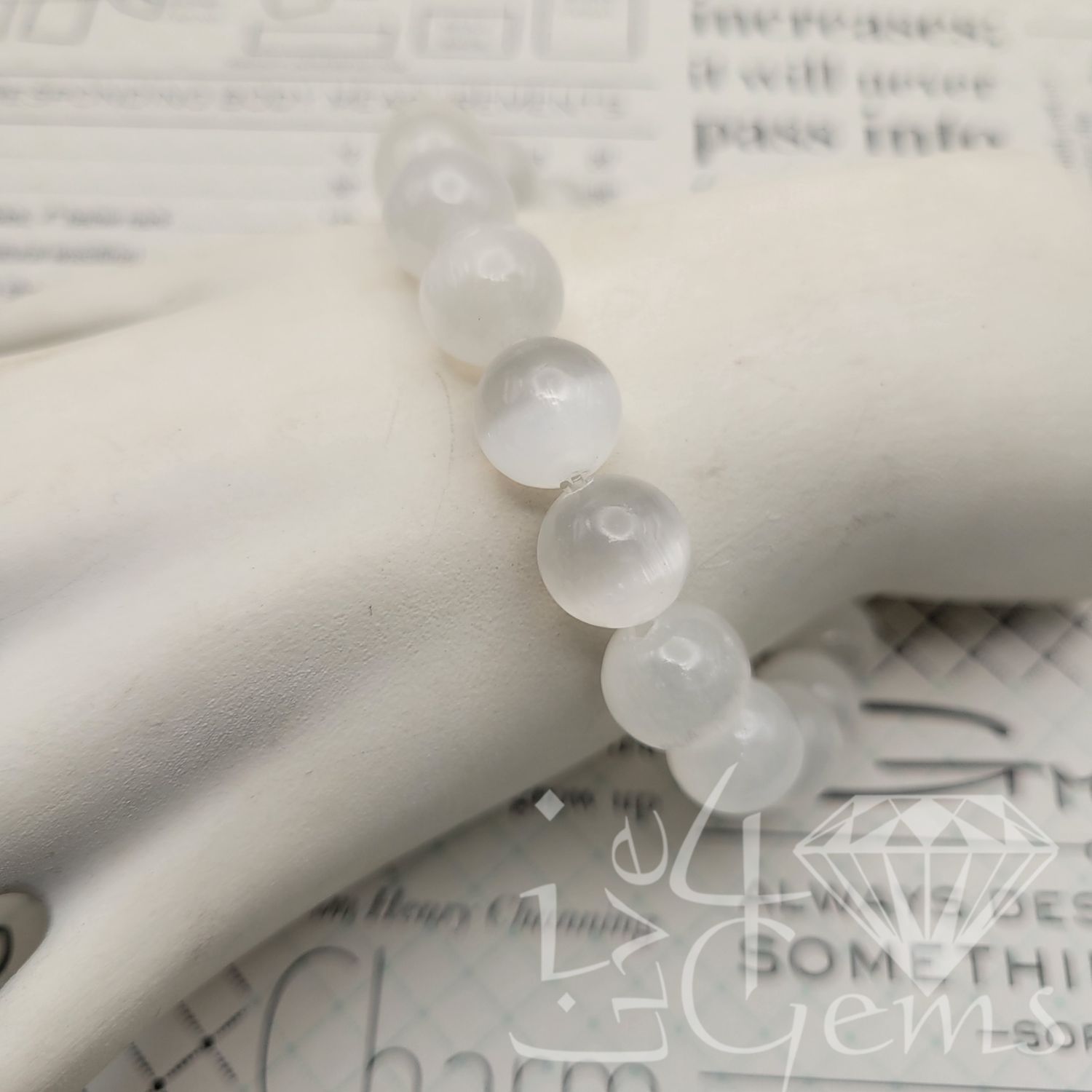 Selenite Gemstone Bracelet