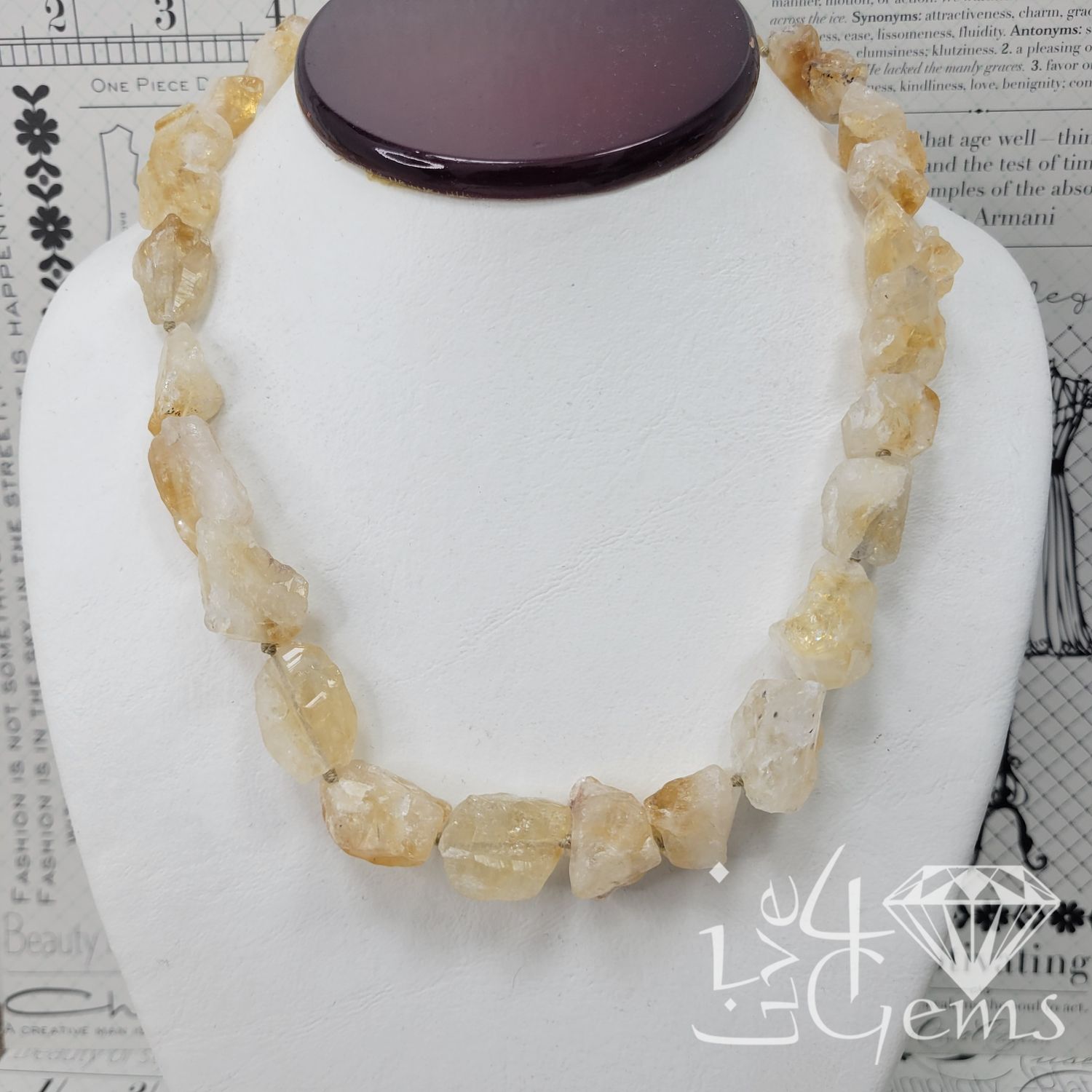 17&quot; Natural Citrine Necklace