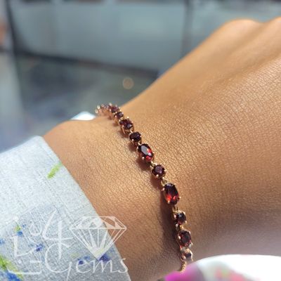 10kty Bolo Round/Oval Bracelet