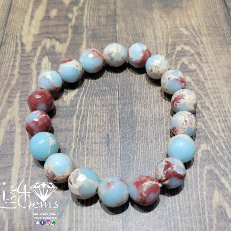 Genuine Gemstone Bracelet Matte Amazonite