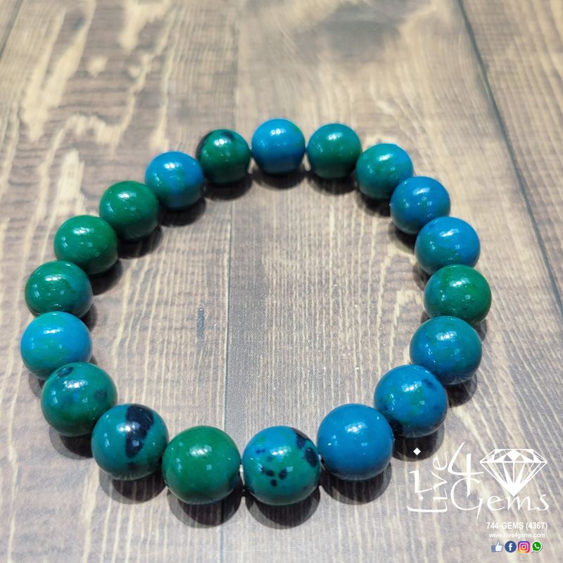 Genuine Gemstone Bracelet Azurite