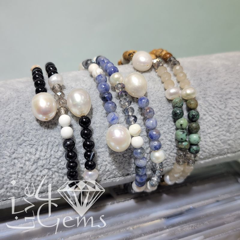 Gemstone Multiwrap Bracelet