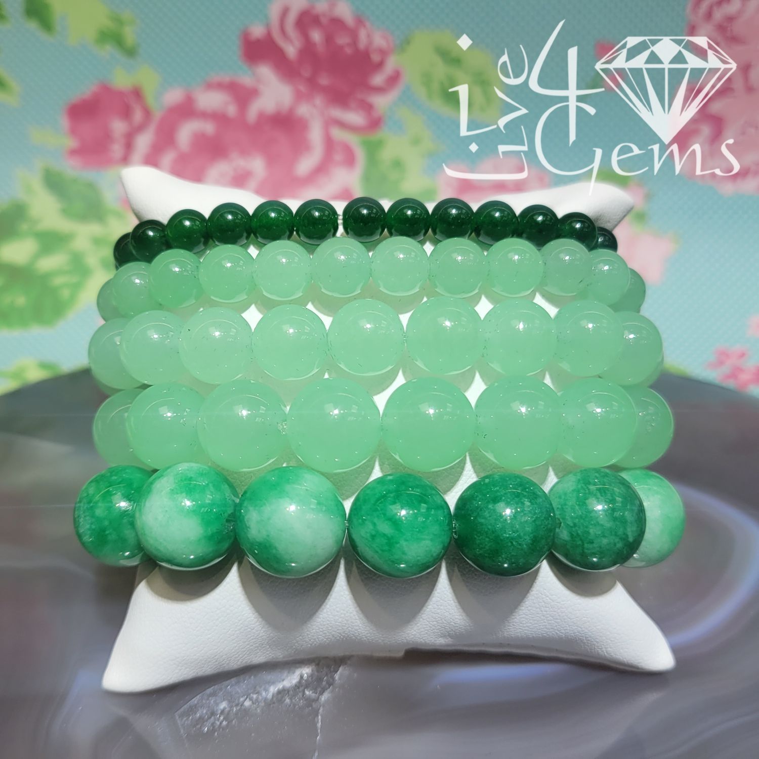Jade Bead Bracelet