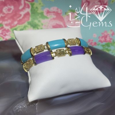 Silver GP Jade Bracelet