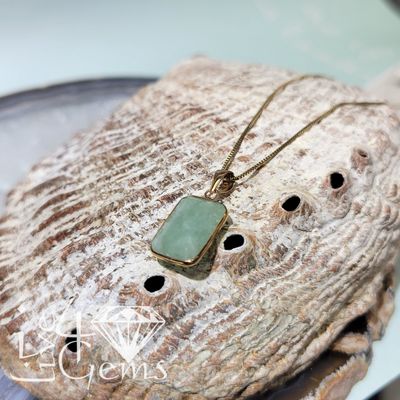 Jade Pendant and Chain