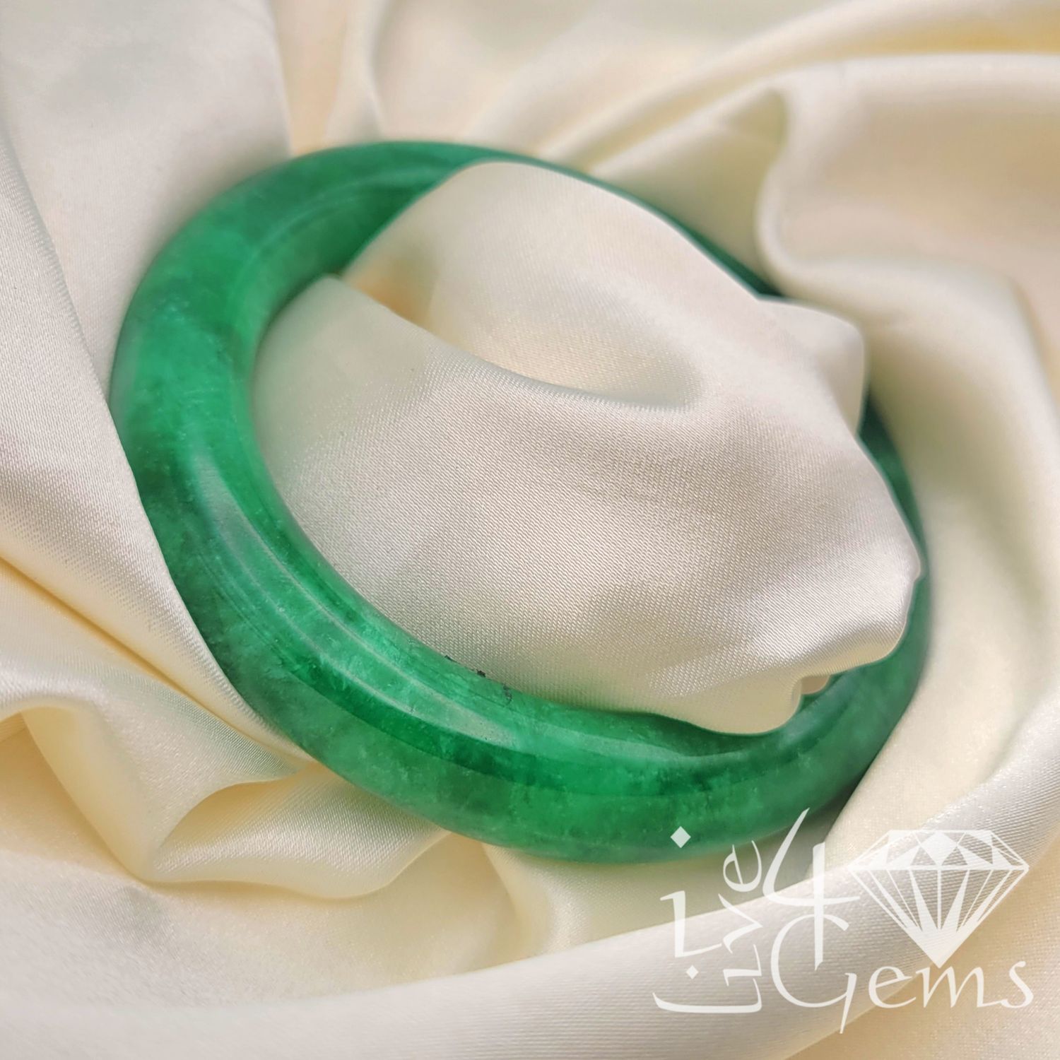 Jade Bangle Dark Green