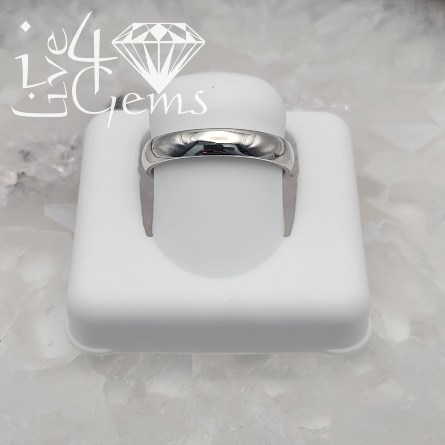 Silver Comfort Fit 4mm Band S5