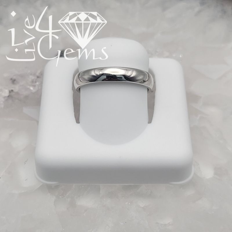Silver 4mm Comfort Fit Band S6