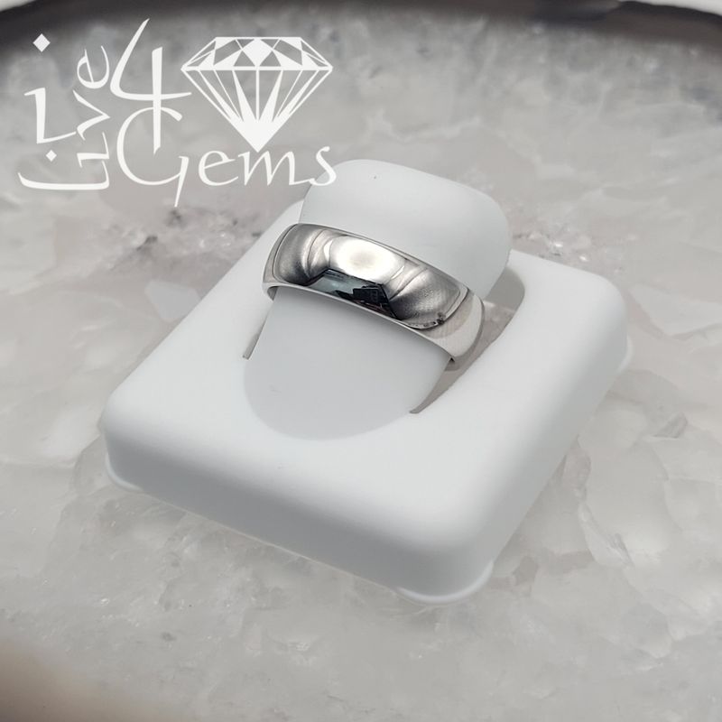 Silver 6mm Comfort Fit Band S6