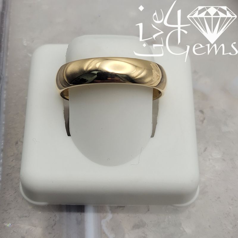 10kt Yellow Gold 5mm Comfort Fit Band Size 10