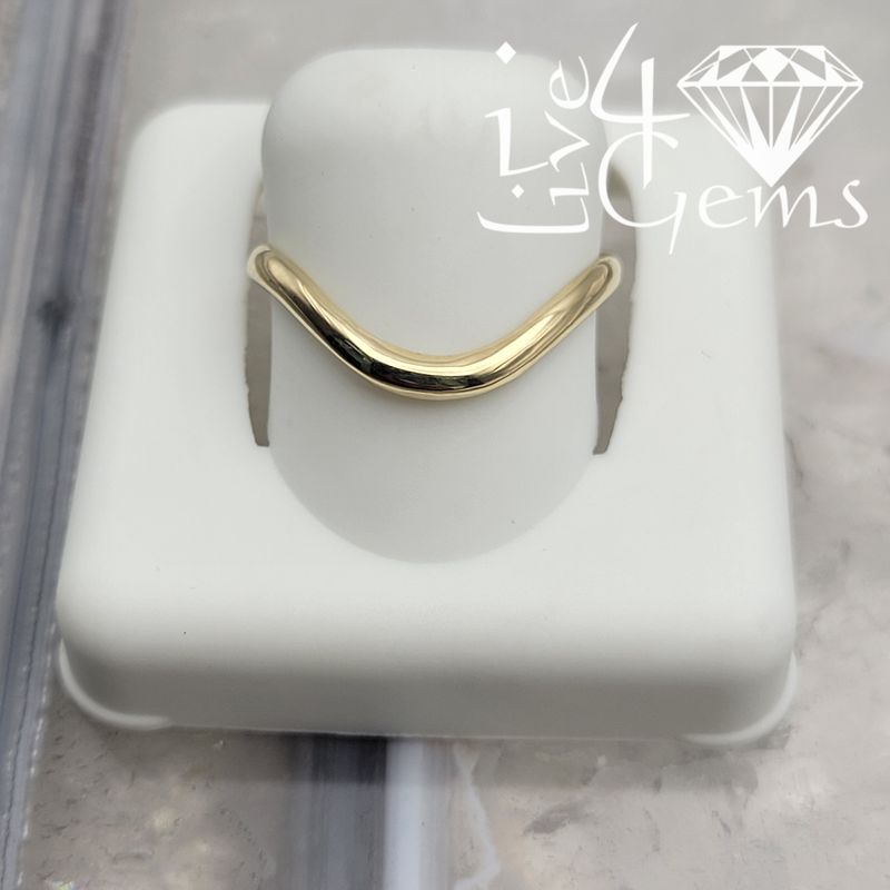 10kty Curve Ring