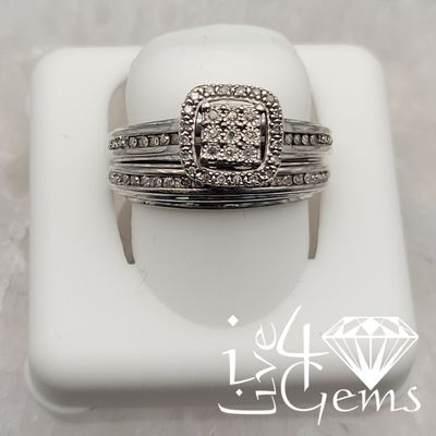 Silver Diamond Bridal Sets