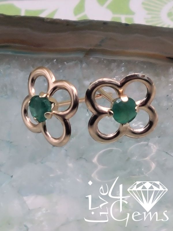 14kty Flower Stud