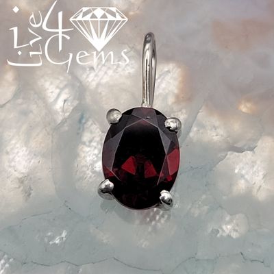 Silver Gemstone Pendant