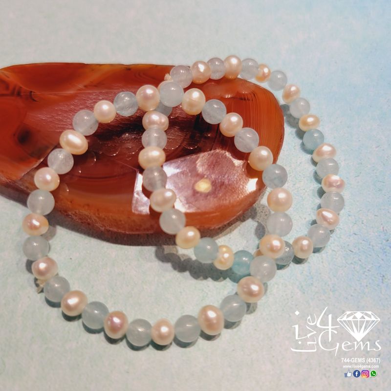 Kids Pearl Stretch Bracelet