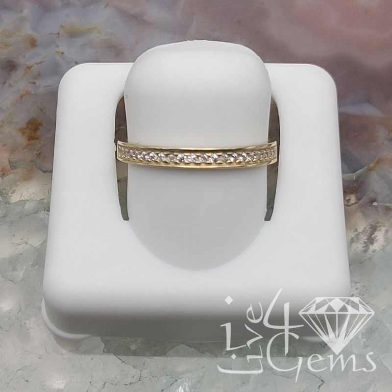 10kty Gold Cz Band