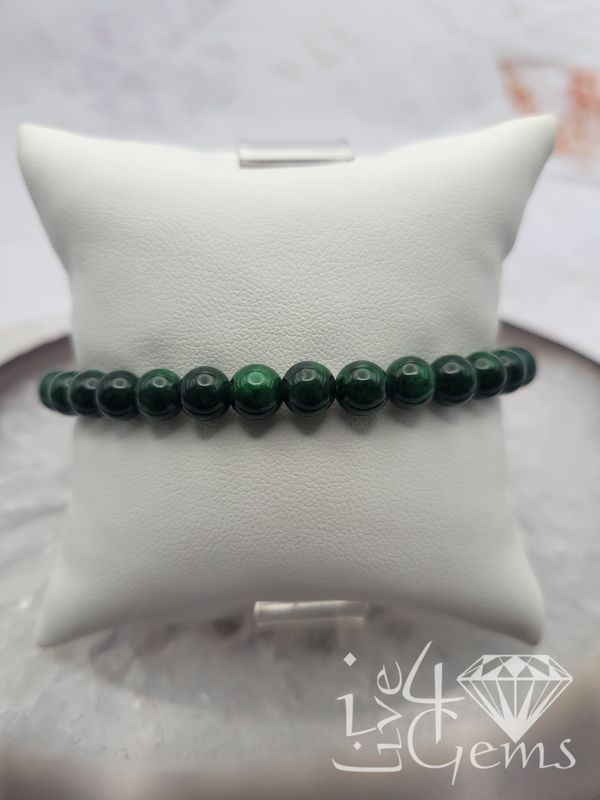 Jade Bracelet 7mm Dark Green