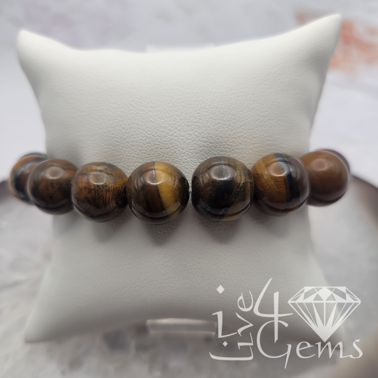 Tiger&#39;s Eye Bracelet 12mm