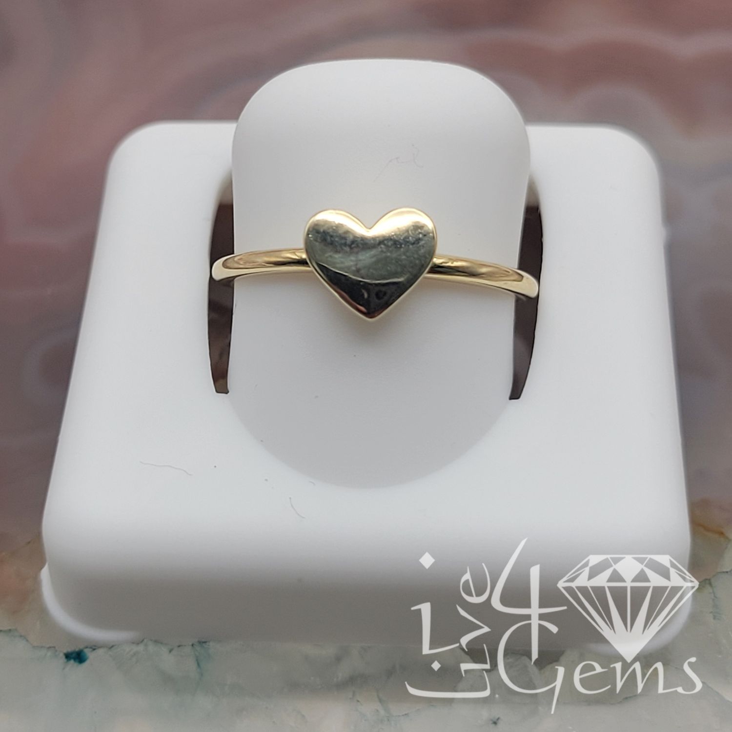 10kty Heart Ring