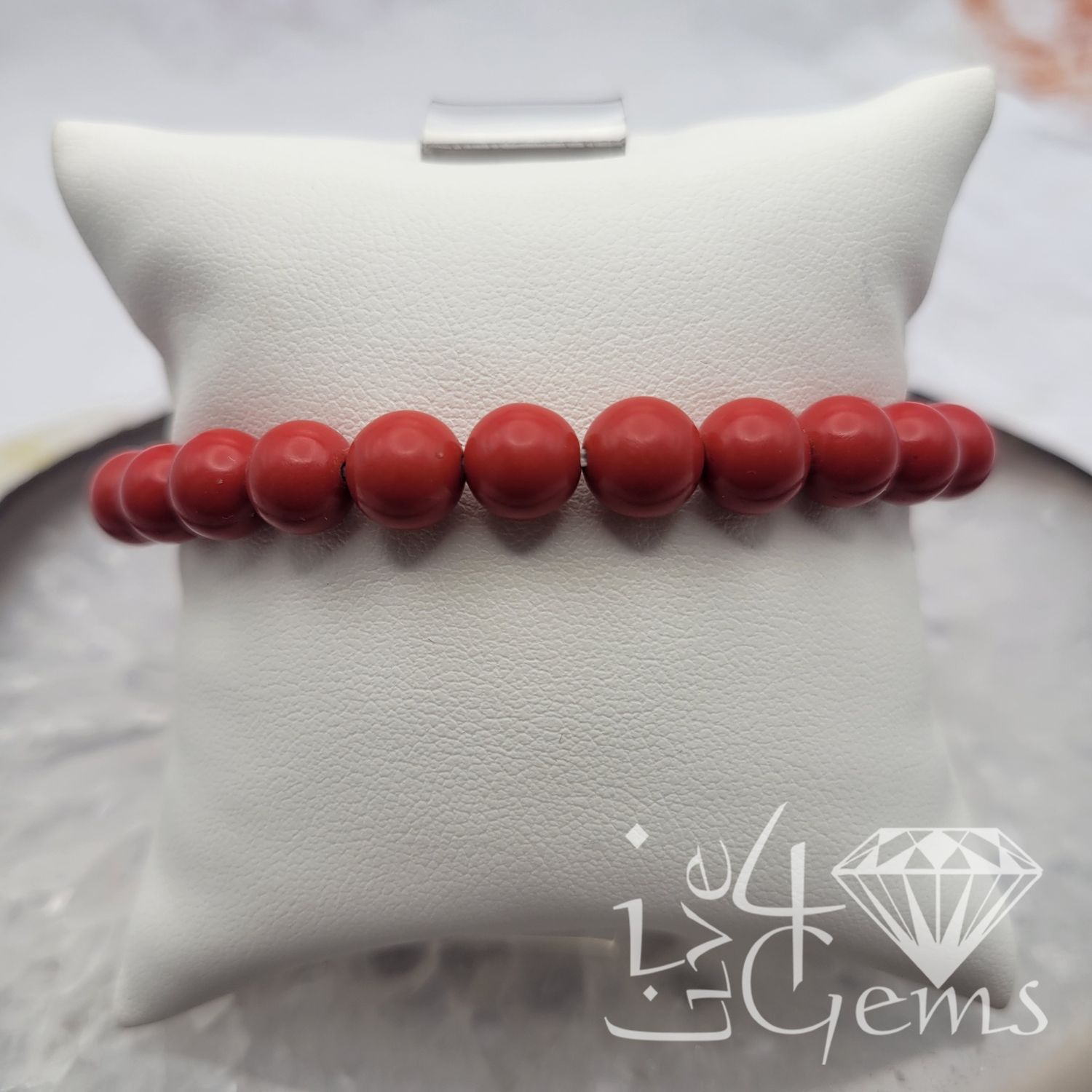 Tibetan Red Agate 8mm Bracelet