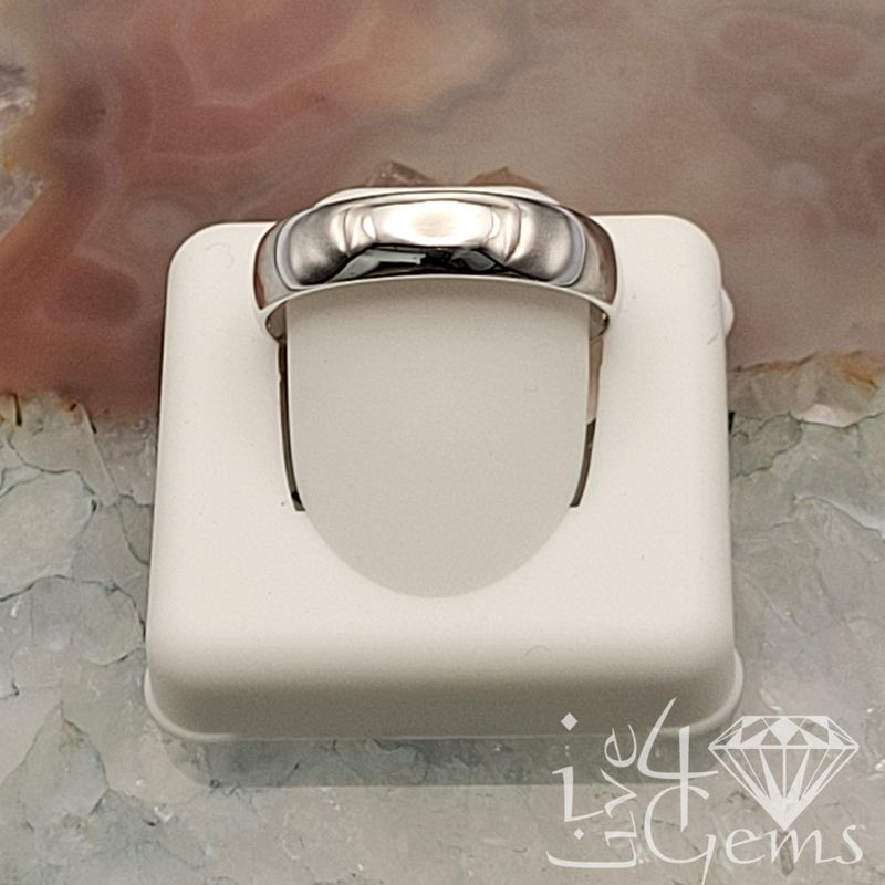 Silver 6mm Comfort Band  Size 12