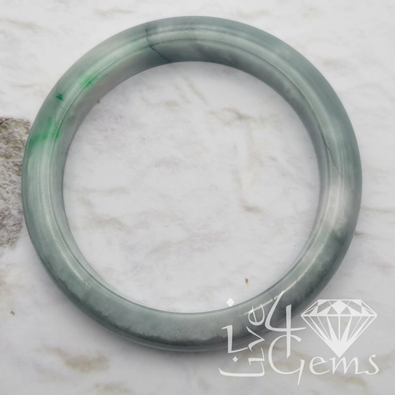 Jade Bangle Light Green 65mm
