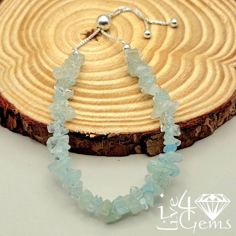 Sterling Silver Rainbow Moonstone Bolo Bracelet