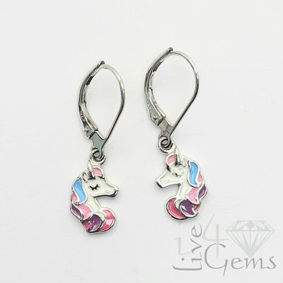 Silver Kids Hanging Earring