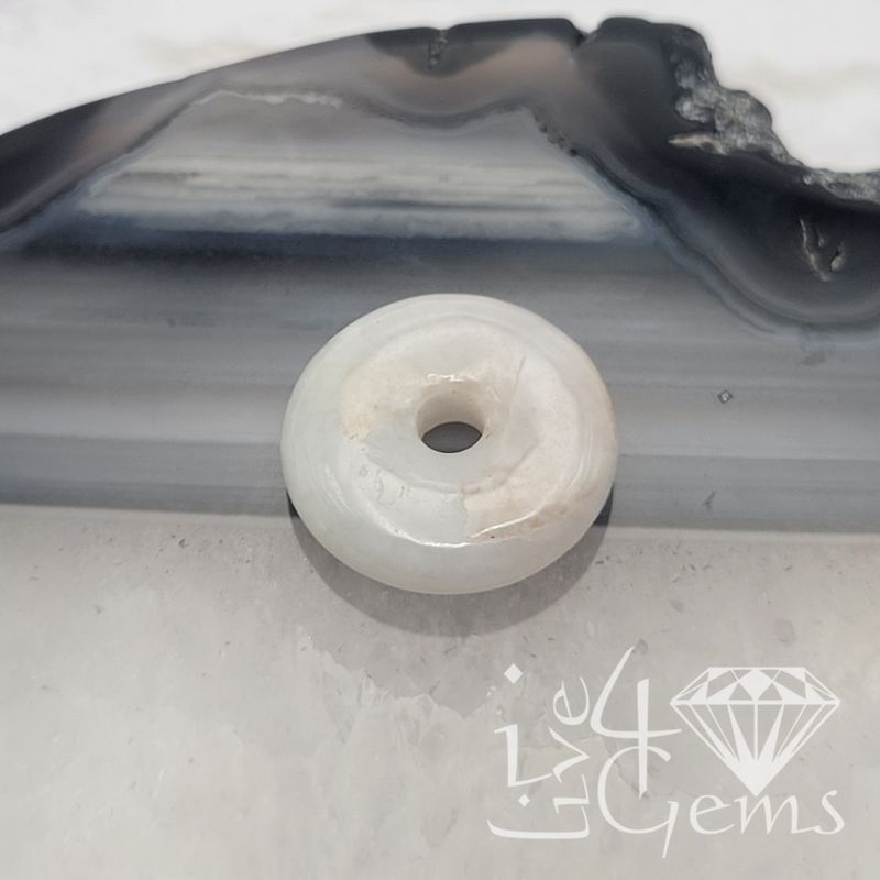 Green Jade Donut Charm