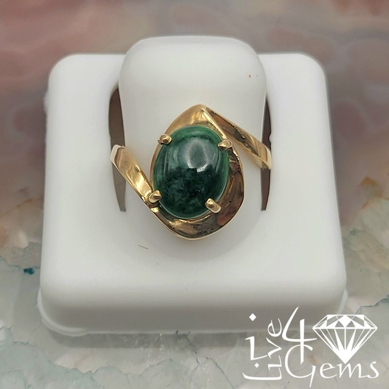 14kt Imperial Jade Ring