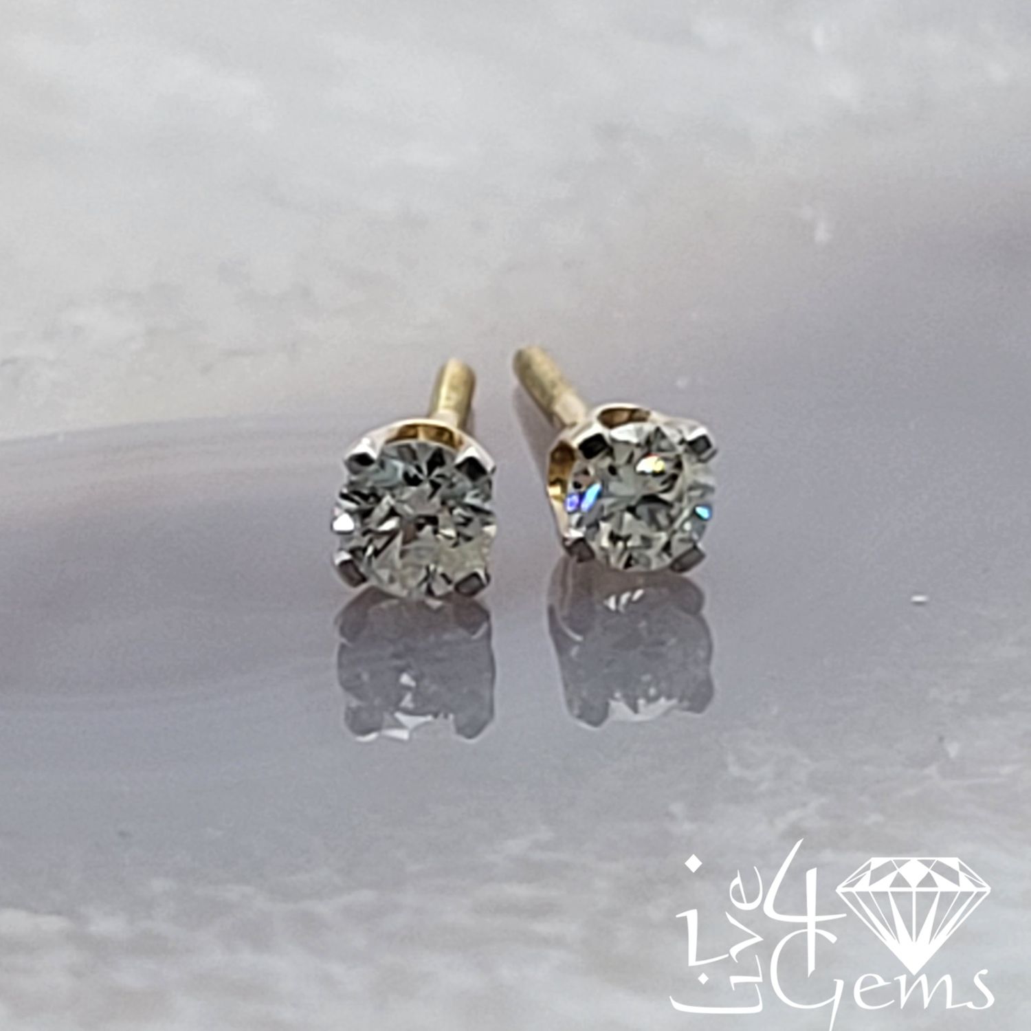 14kty 1/5ct Dia Solitaire Stud