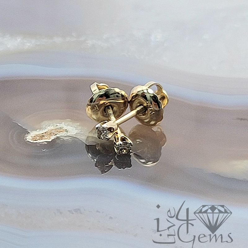 14kty 1/20ct Dia Solitaire Stud