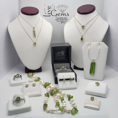 August Birthstone : Peridot, Spinel and Sardonyx