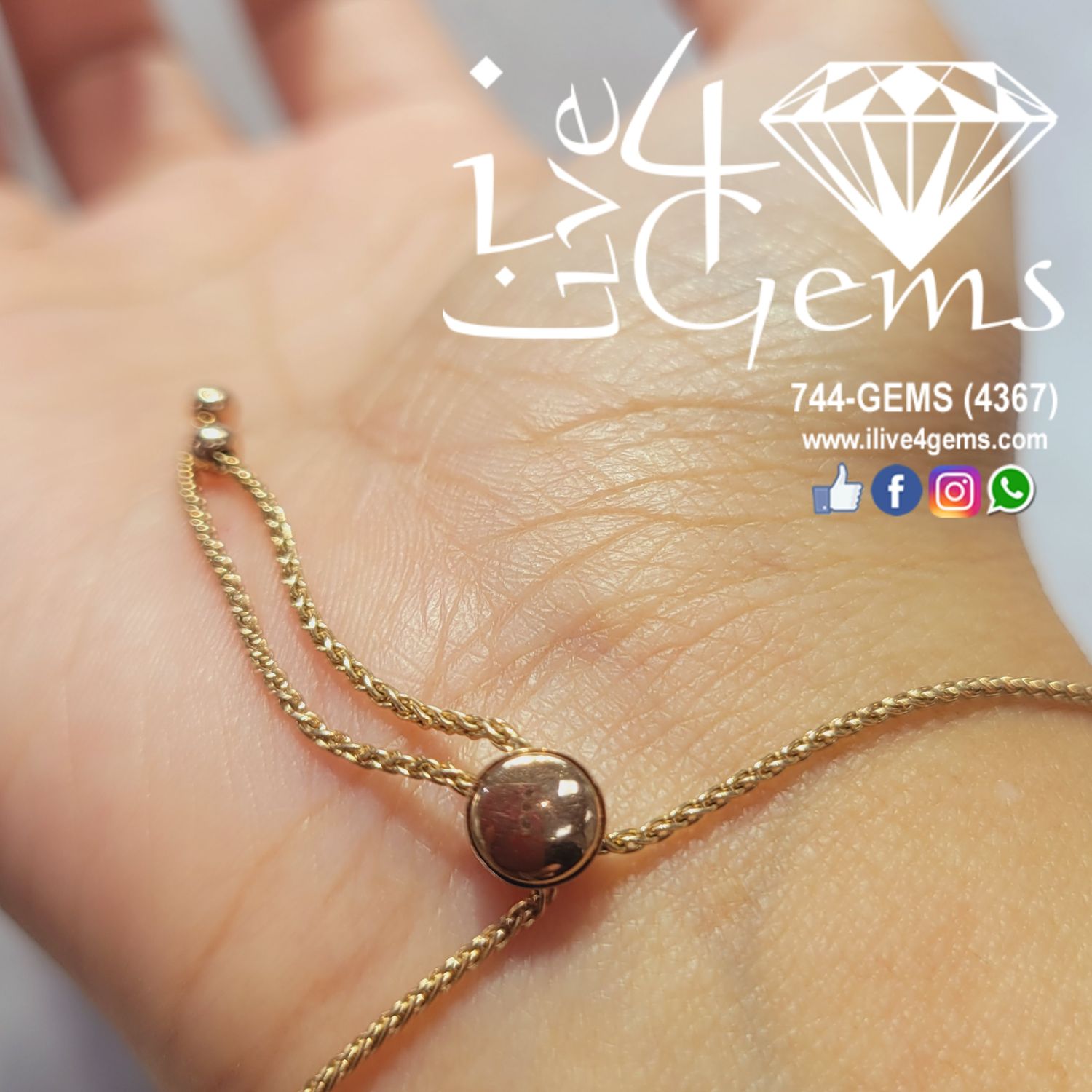 10kty Bolo Round/Oval Bracelet, Gemstone: Citrine