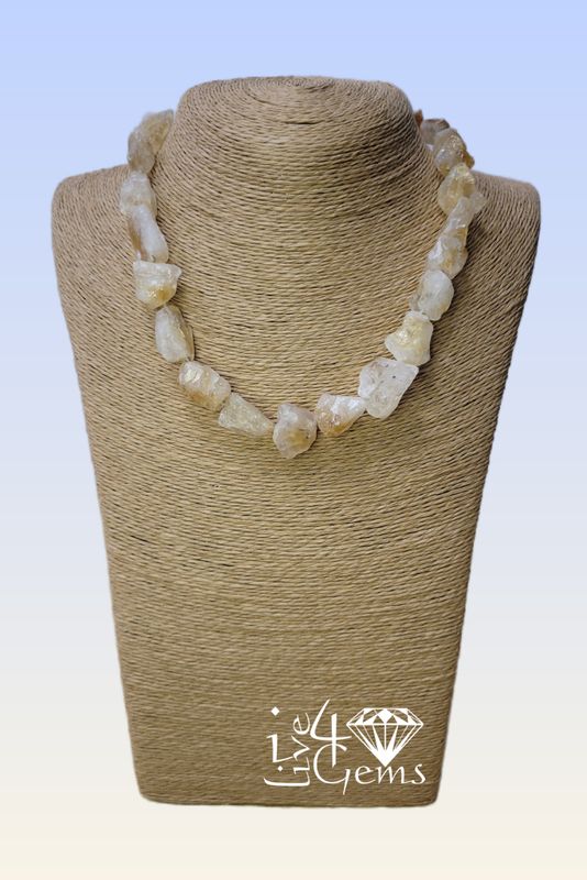 17&quot; Natural Citrine Necklace