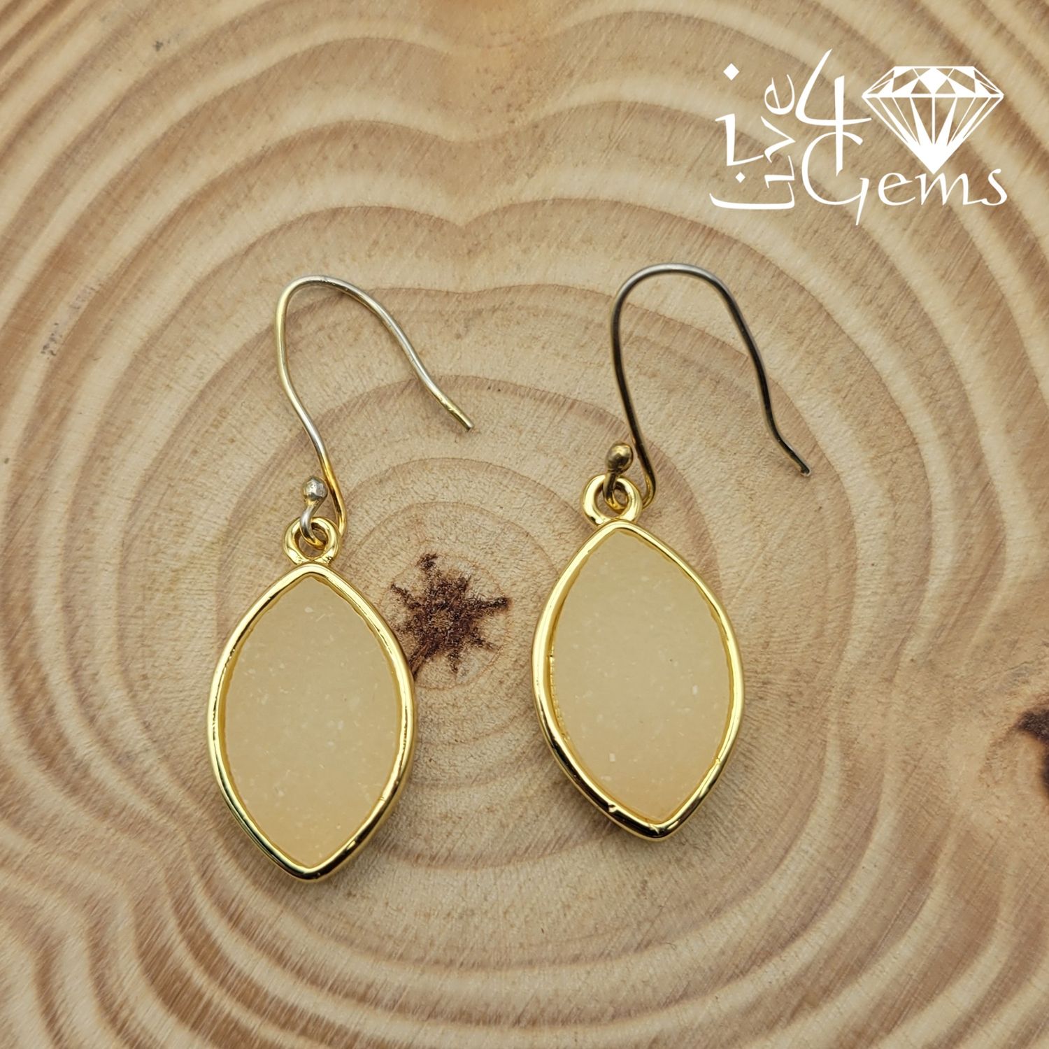 Gemstone Earring Druzy