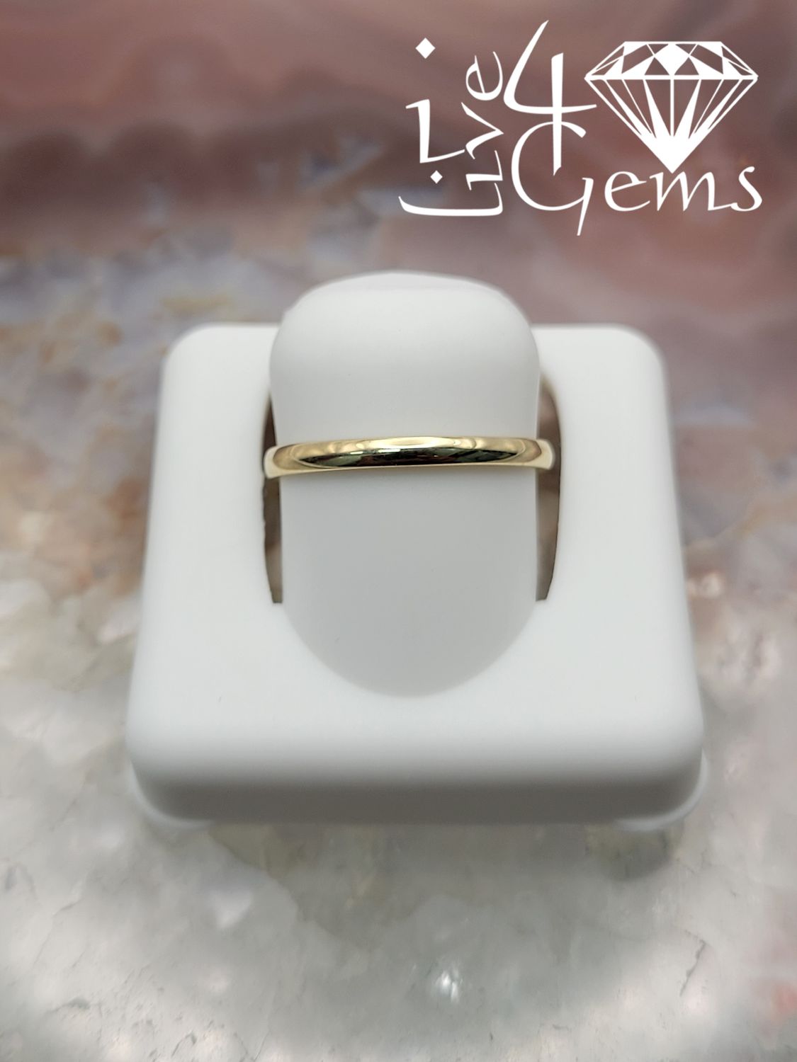 10kt Yellow Gold 2mm Regular Fit Band, Size: Size 7