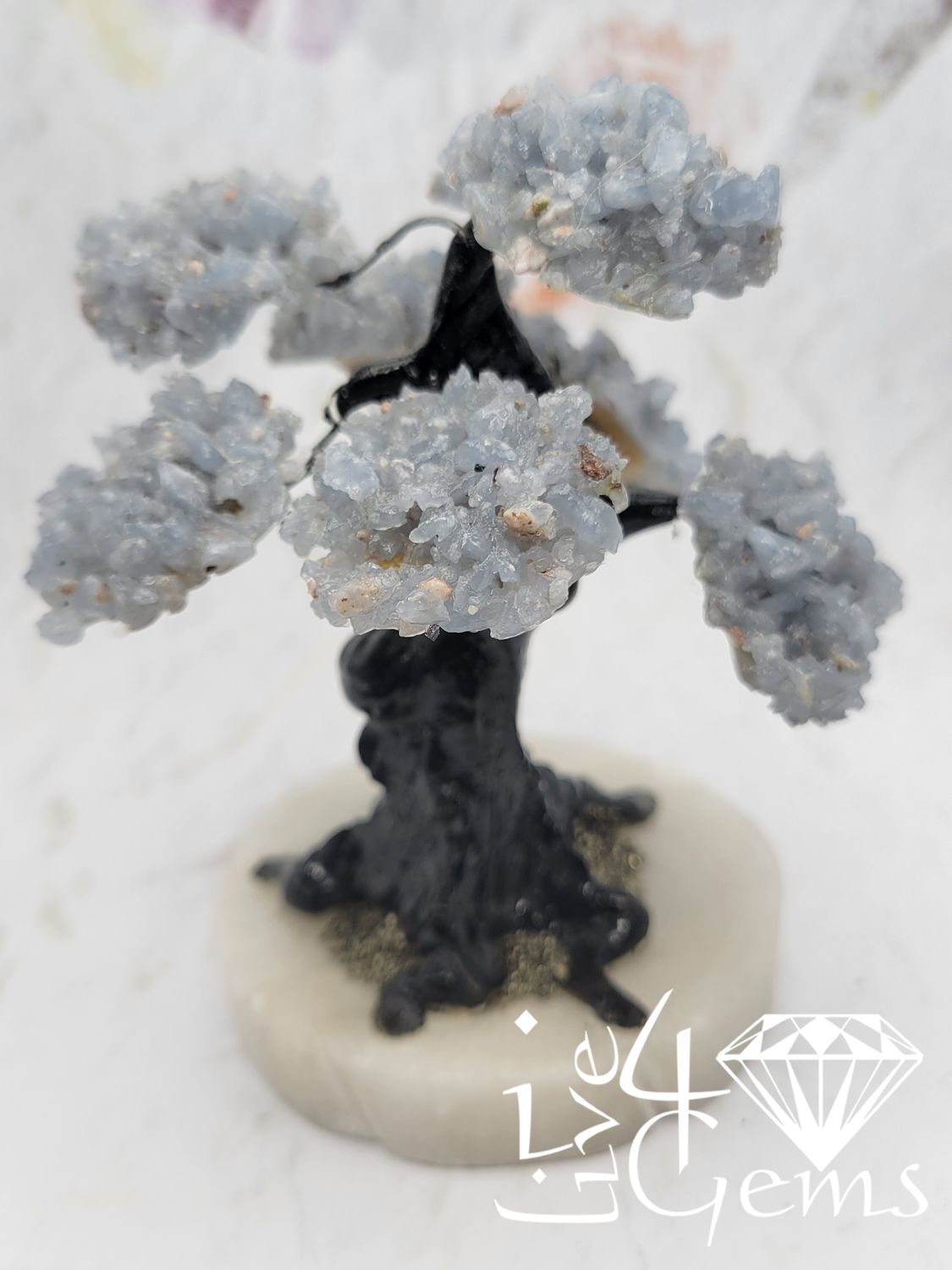 Gemstone Bonsai Tree  Angelite