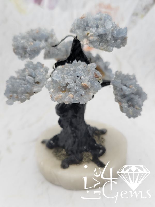 Gemstone Bonsai Tree  Angelite