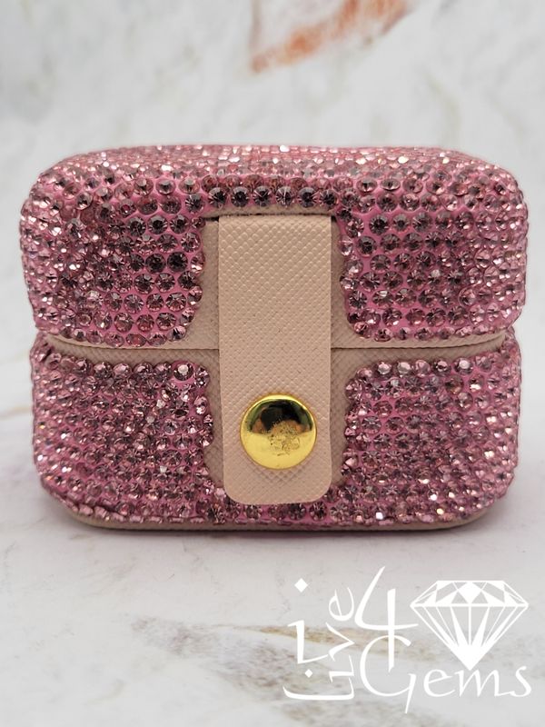 Rhinestone Jewelry Box Pink