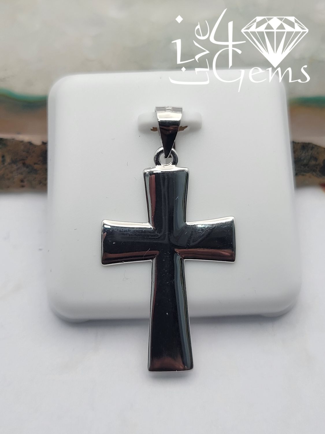 Silver Plain Cross Pendant